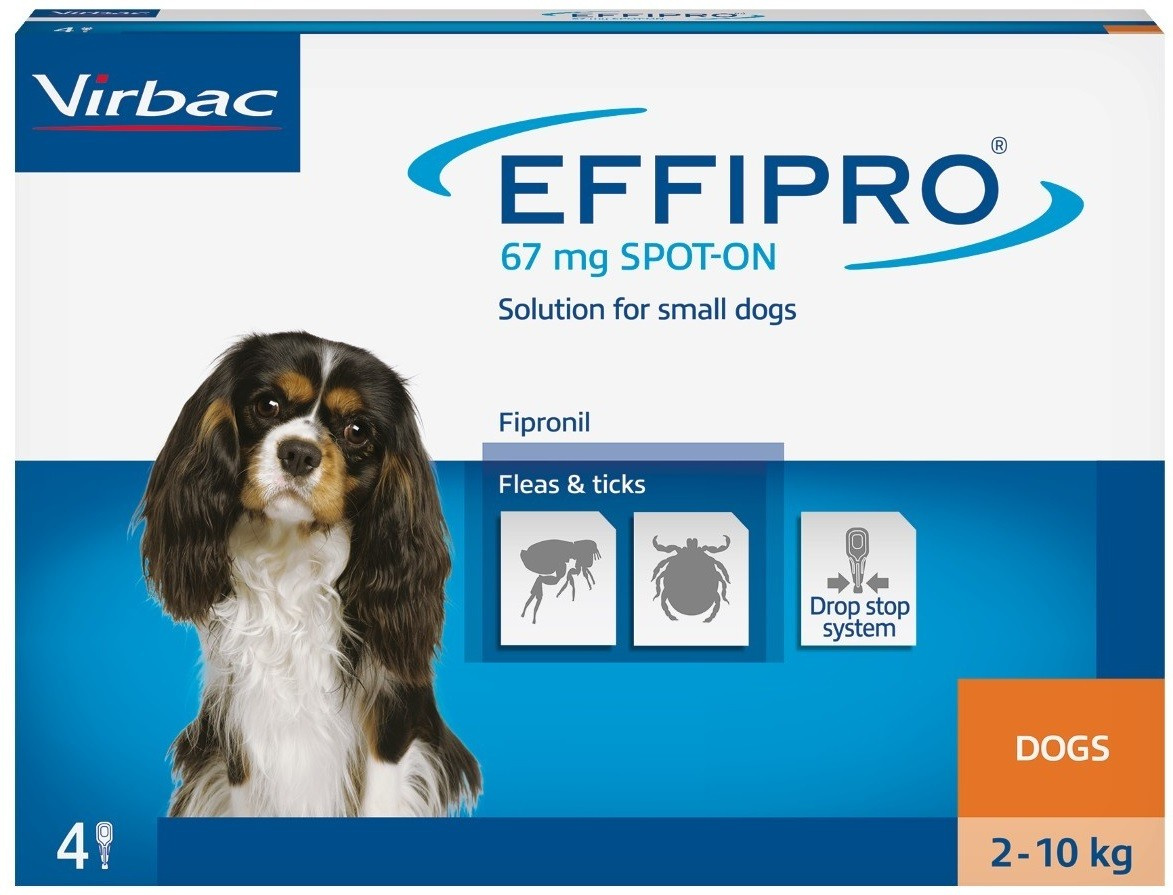 EFFIPRO Spot-On pies S 2-10 kg (pipeta 4 x 0,67ml)
