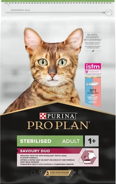 PURINA Pro Plan Cat Sterilised Dorsz i Pstrąg 10kg
