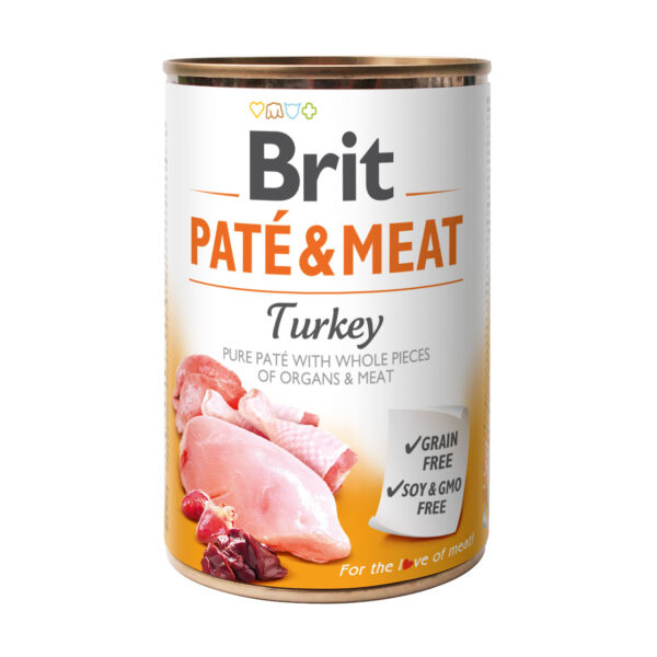 Brit Pate & Meat Z Indykiem 400g