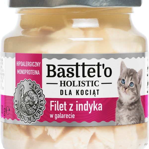 Basttet’o Holistic Filet Z Indyka Dla Kociąt 130g