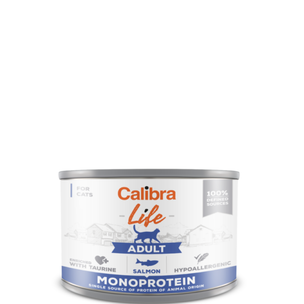 Calibra Cat Adult Life Karma Dla Kota Z Łososiem 200g