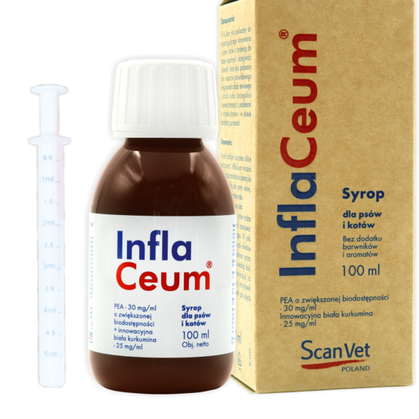 Scanvet Inflaceum Preparat Dla Psów I Kotów Wspomagający Stawy 100ml