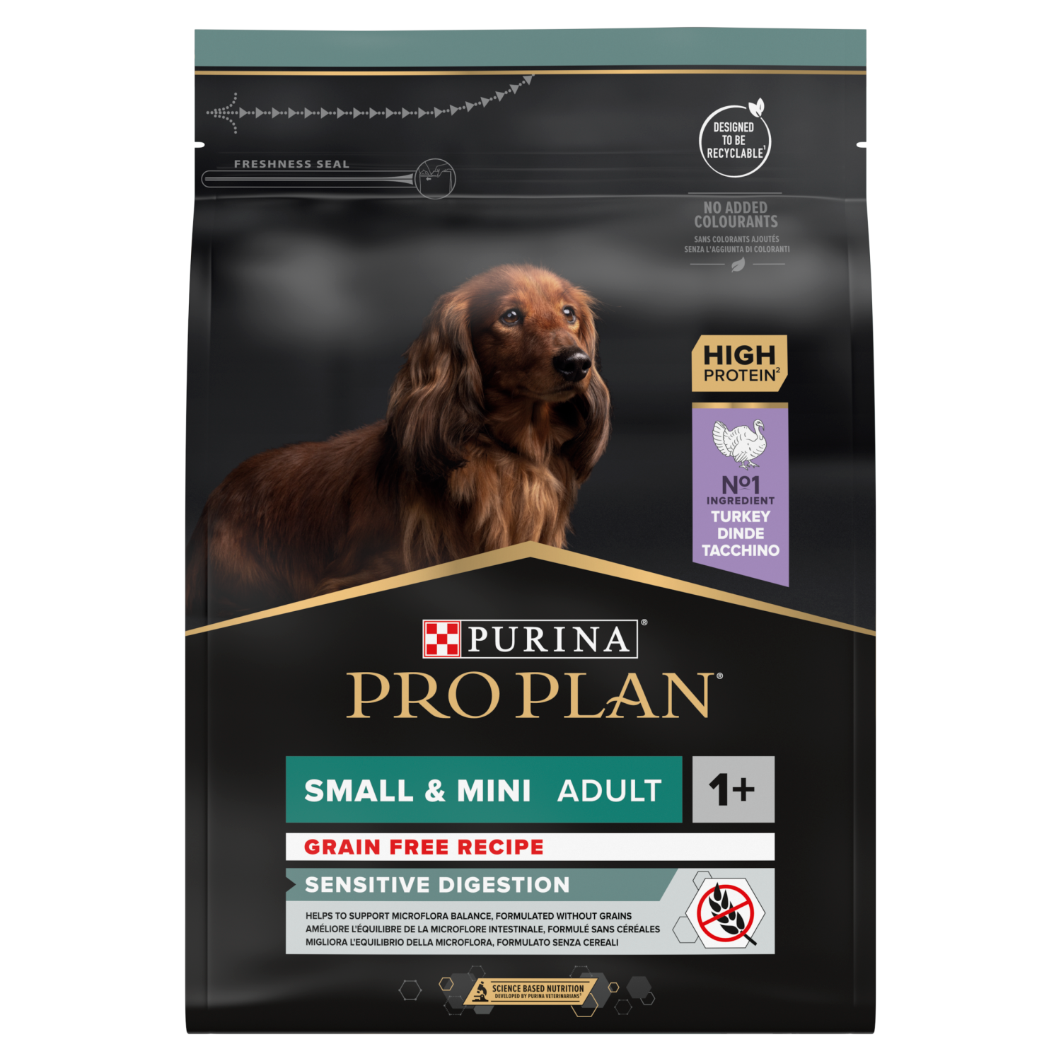 PRO PLAN Sensitive Digestion Small & Mini Adult Indyk 2,5kg