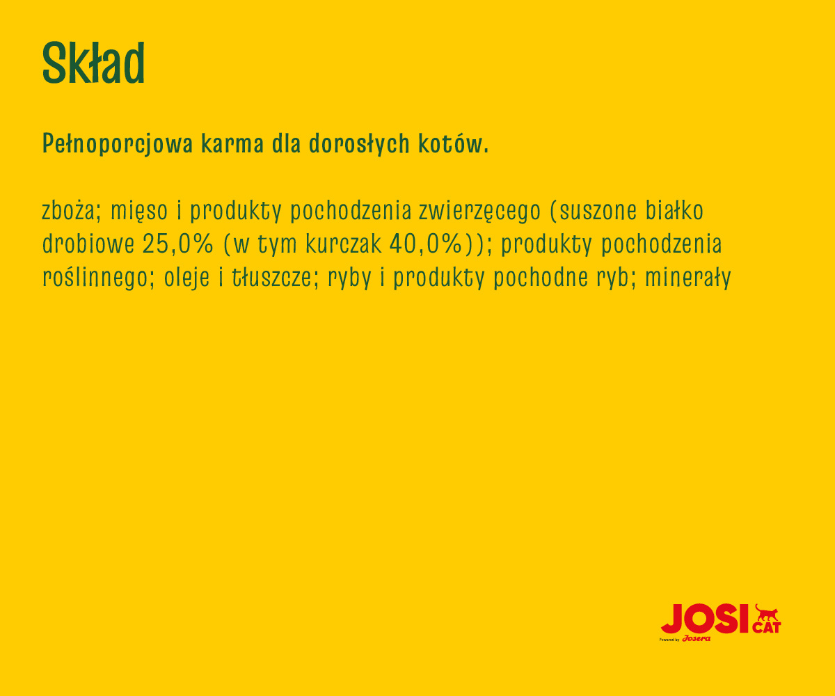 Josera JosiCat Crunchy Chicken 18kg