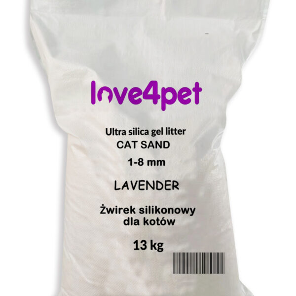 Żwirek Silikonowy dla Kota Cat Sand Lavender 13kg