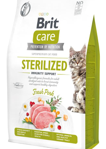 Brit Care Cat Grain-Free Sterilized Immunity Support 7kg