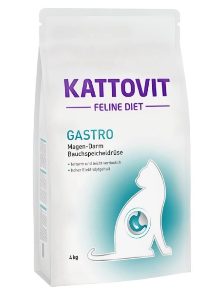 Kattovit Feline Gastro karma sucha dietetyczna dla kotów 4 kg