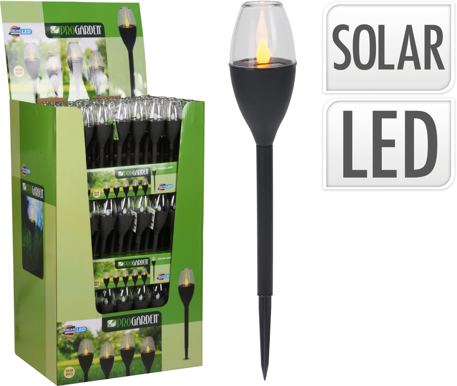 Lampa solarna średnica 6cm LED