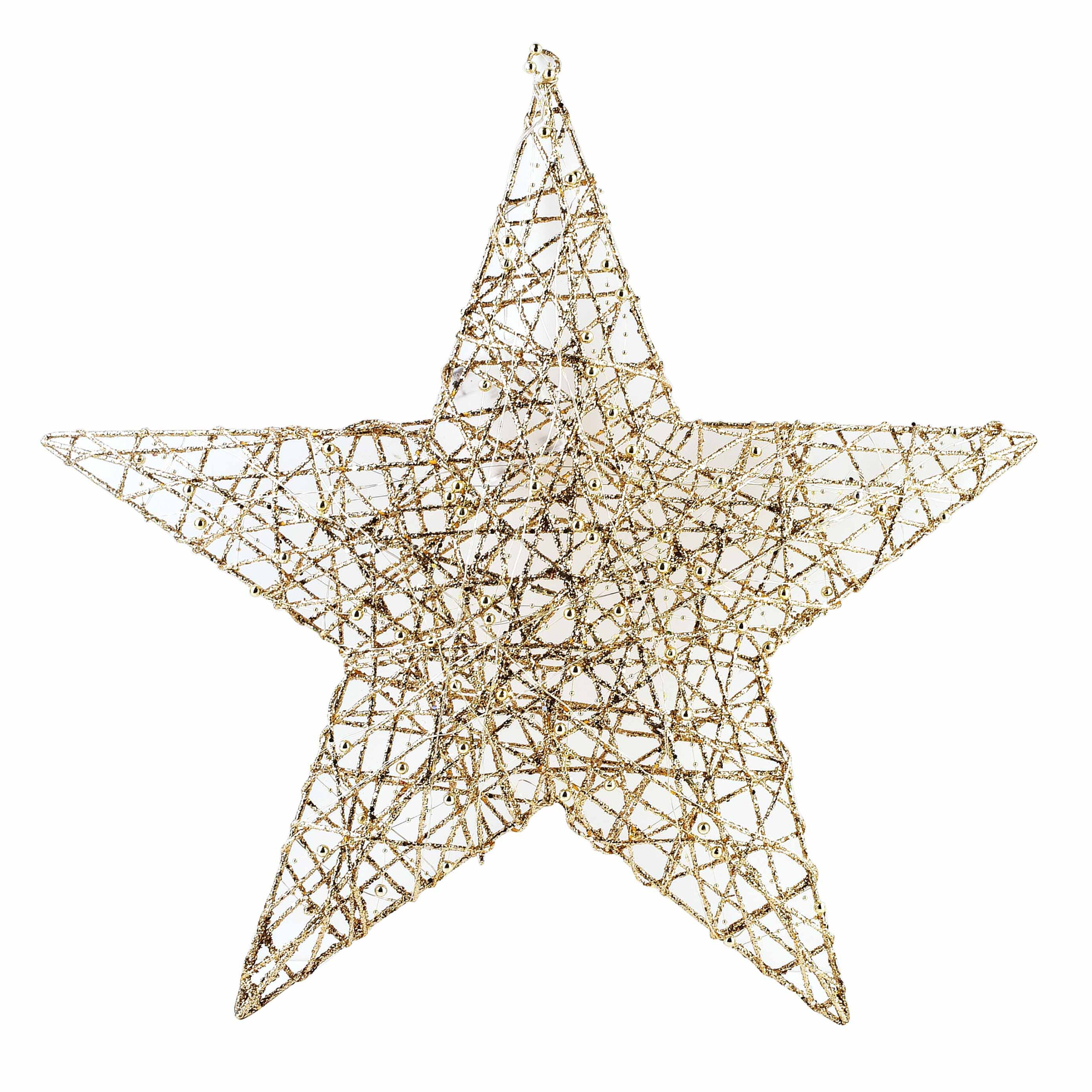 SANTA LILA Ozdoba Gwiazda 60x8 cm LED