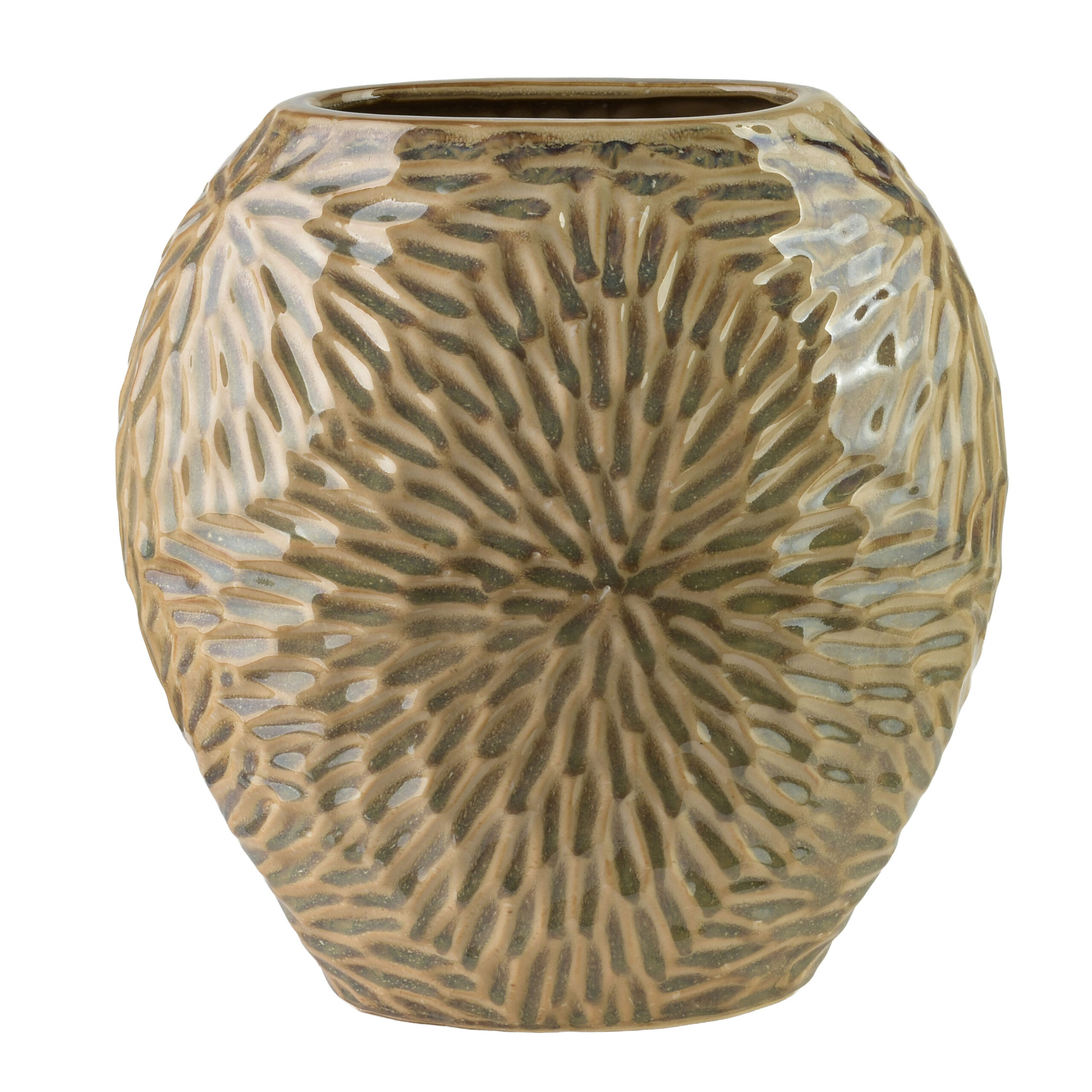 YARINE Wazon 25x12x26cm beż