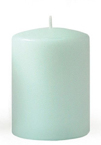 Świeca CLASSIC CANDLES Walec mały 7x7x10cm miętowa parafinowa