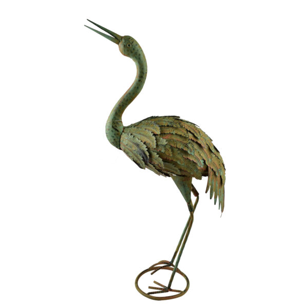 CEDRIC Figura metalowa ŻURAW 40x20x67cm