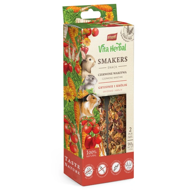 VITAPOL Vita Herbal Smakers Czerwone Warzywa 2 szt.
