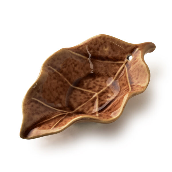 Podstawka na kadzidło 14x8x4cm liść