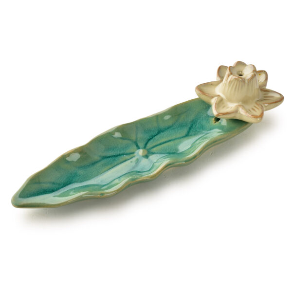 Podstawka na kadzidło 21x6x6cm lotus
