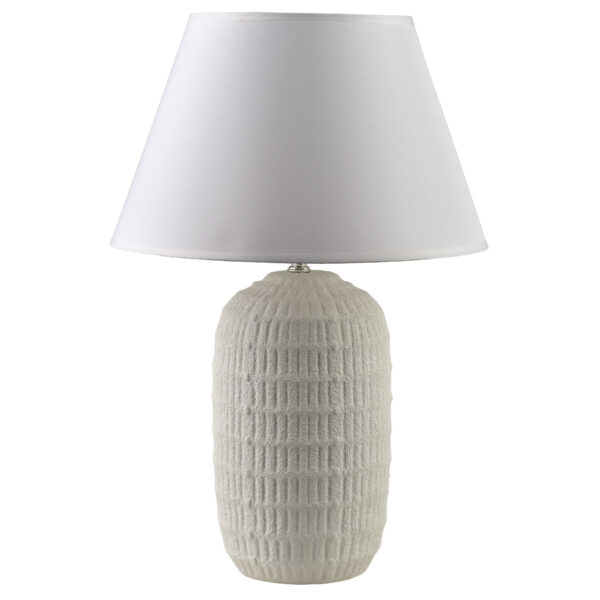 LETI GREY Lampa stołowa 16x33x49cm