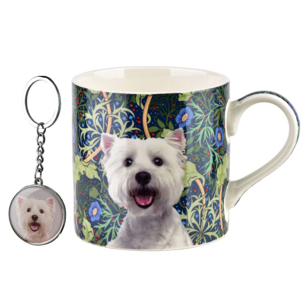 NOYA Kubek z breloczkiem 380ml 9x13x9cmWest Terrier