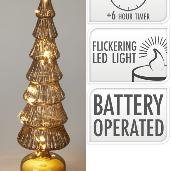Choinka LED 40CM BRĄZOWA2ASS