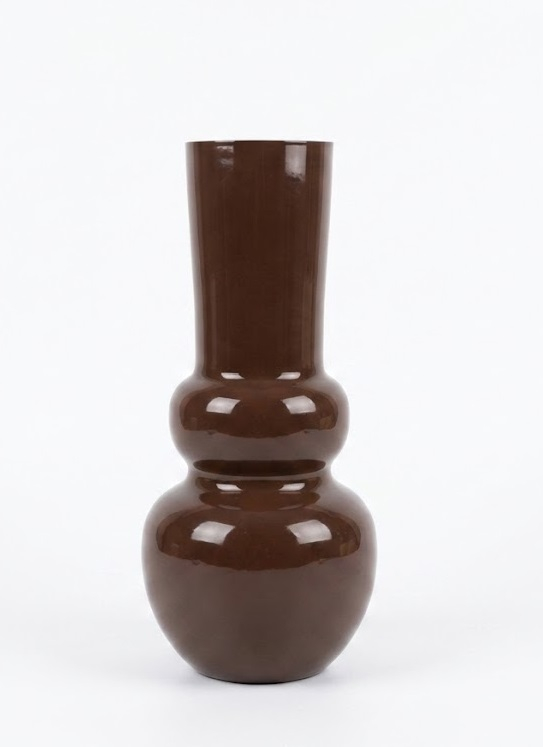 ROGER Wazon 10x17x36cm czekoladowy