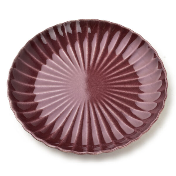 EVIE BURGUNDY Talerz obiadowy 27,5x4cm