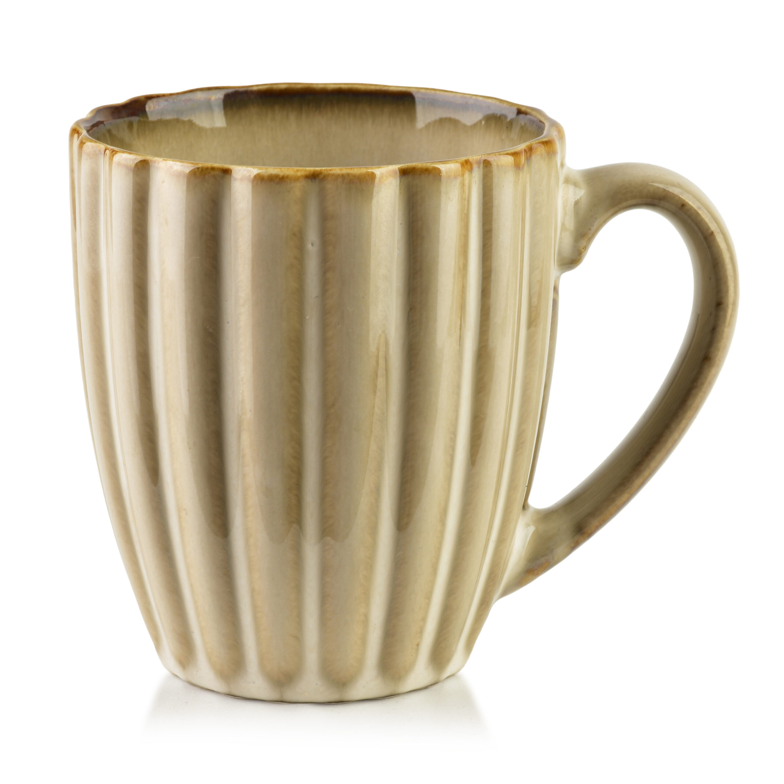 EVIE BEIGE Kubek 360ml 8,7x11,5x10cm