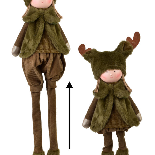 SANTA LILA Figura Chłopczyk 18x14x47/68cm teleskopowy