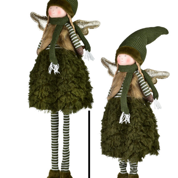 SANTA LILA Figura pluszowa Anioł Dziewczyna 22x19x80/116cm teleskopowa