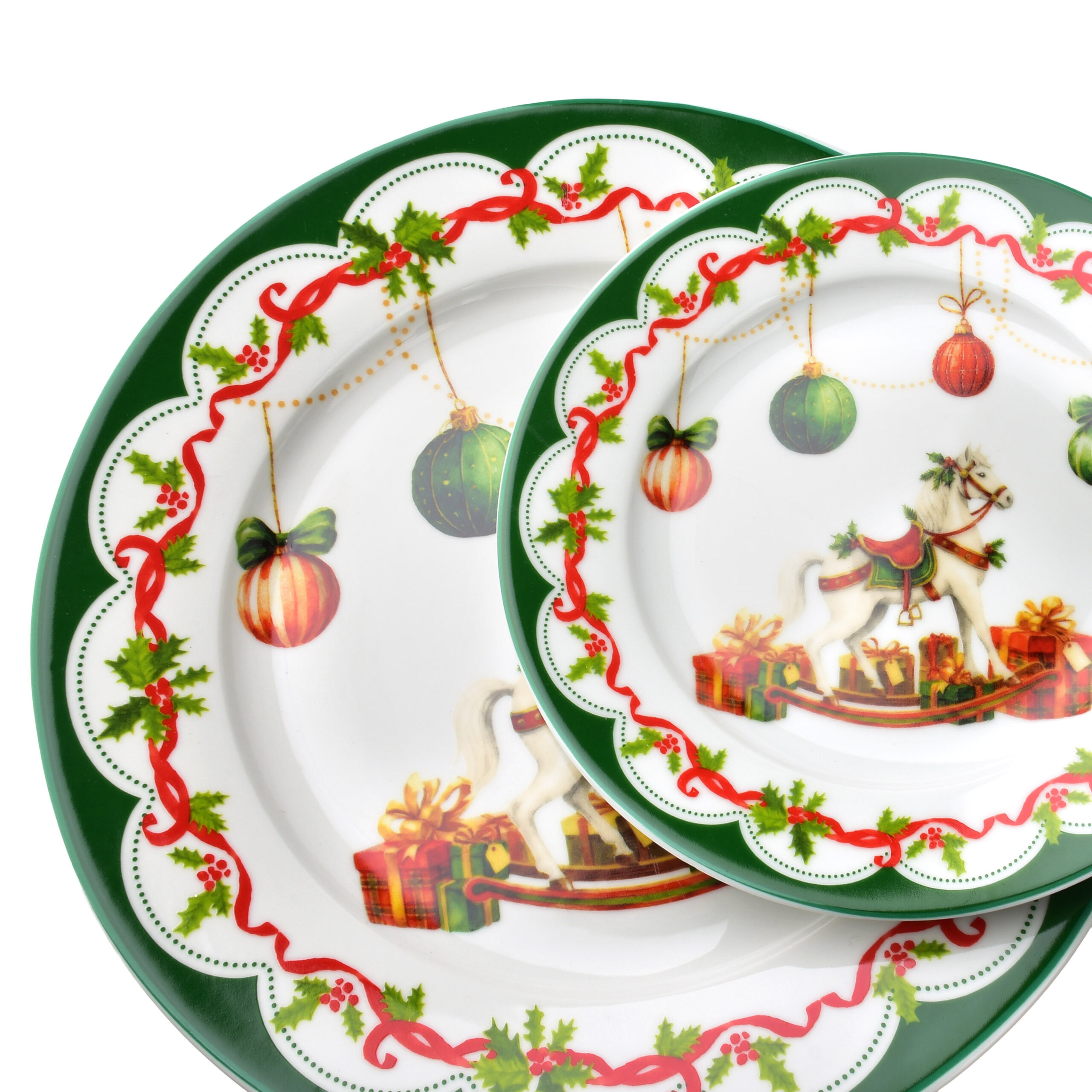 SANTA LILA Komplet 3 talerzy 22cm 300ml/ 19/27cm
