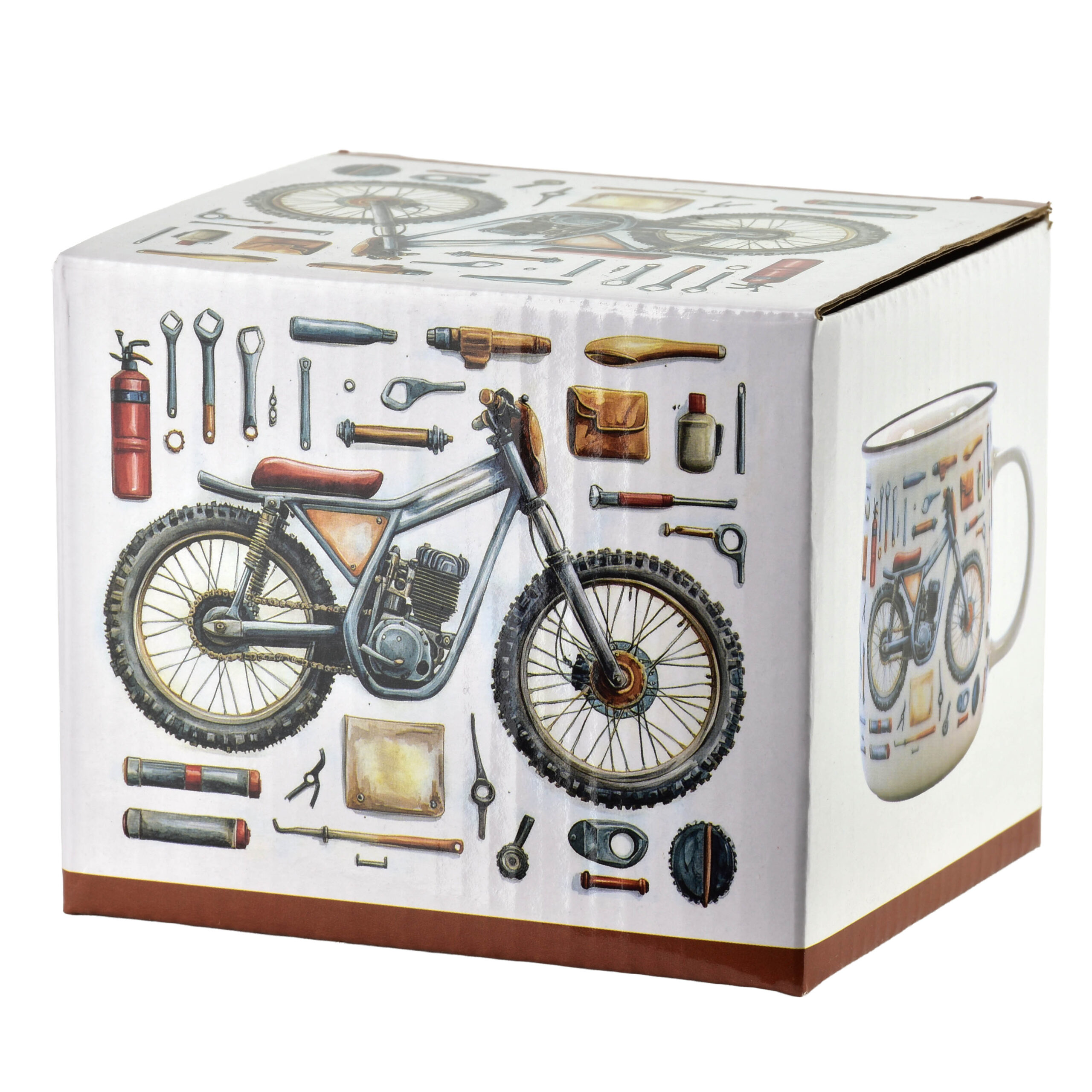 NORMAN Kubek 450ml 9,6x13x9,3cm motor