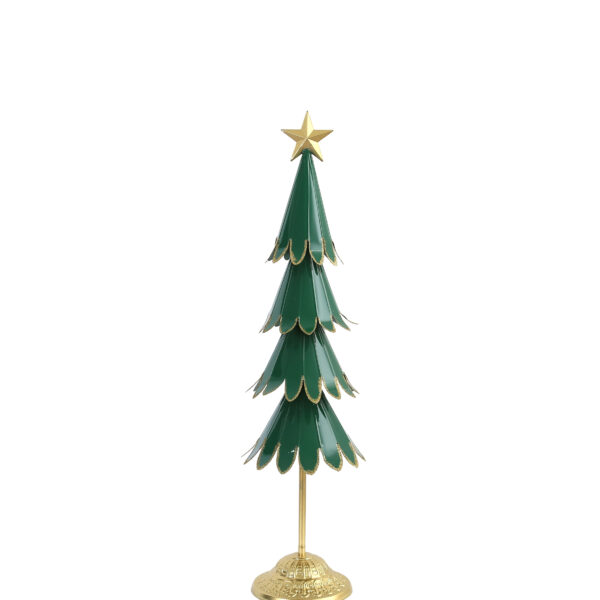 SANTA LILA Figura choinka metalowa 23x18x88cm