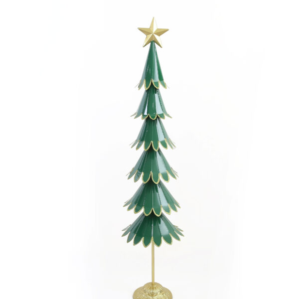 SANTA LILA figura choinka metalowa 29x18x124cm