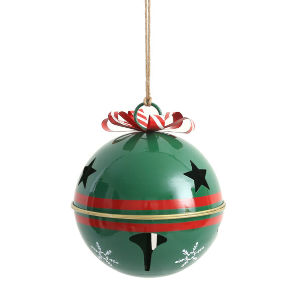 SANTA LILA Bombka metalowa 30x30x37,5cm