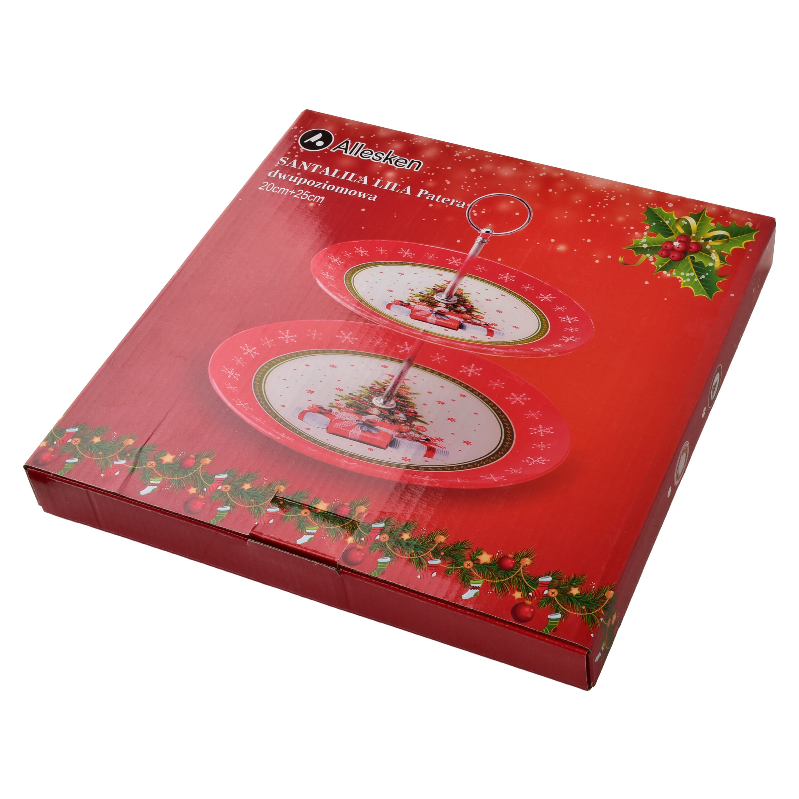 SANTA LILA Patera dwupoziomowa 20cm/25cm