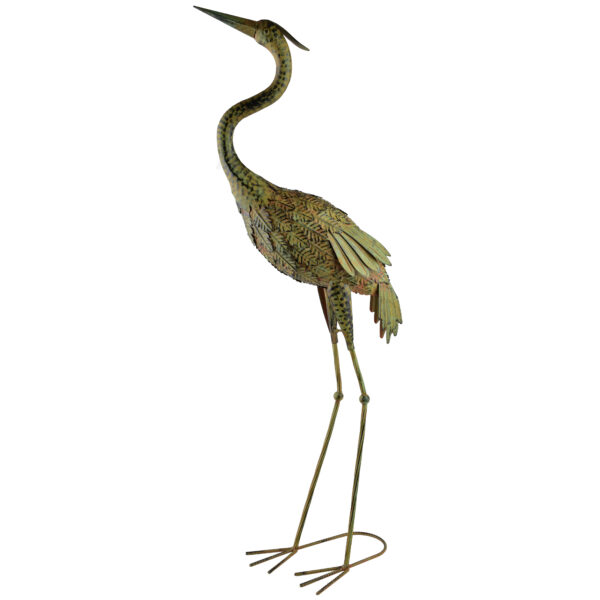 CEDRIC Figura metalowa CZAPLA 50x18x95cm