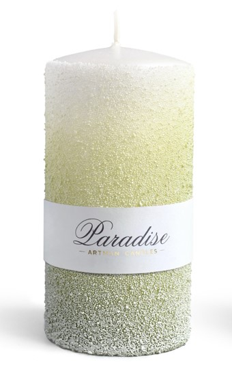 Świeca PARADISE walec średni 7x7x14cm parafinowa zielona