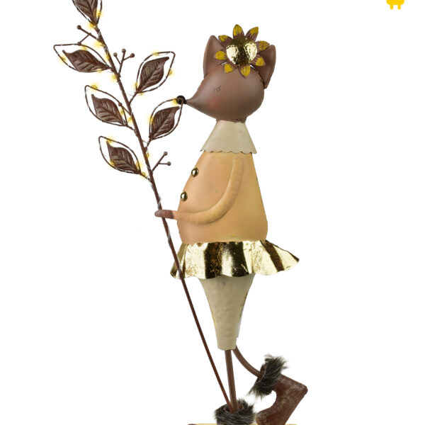 HAZEL Figura pani myszka LED 18x8x63cm 2x3AAA