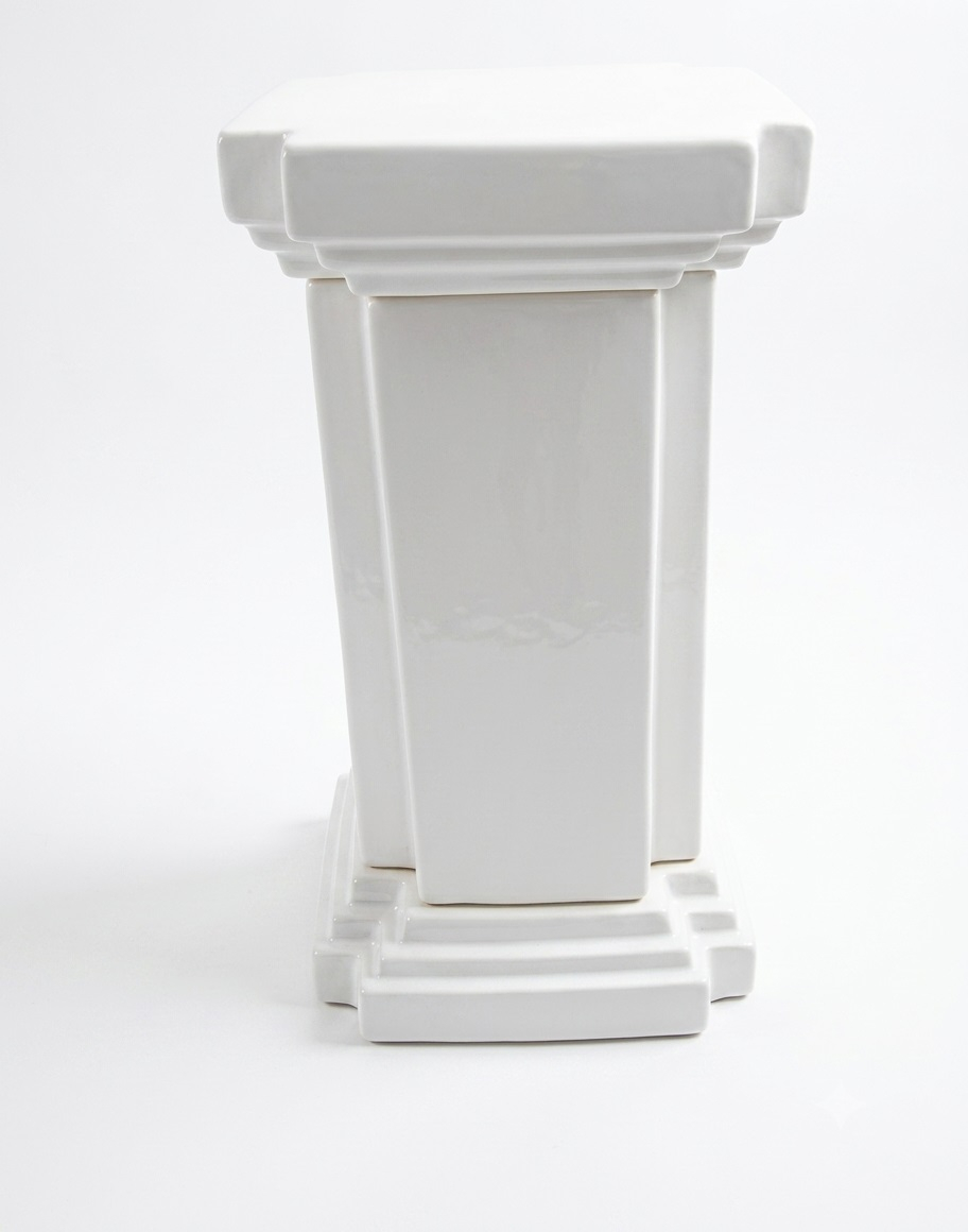 EVAM WHITE Postument 29x29x54,5cm