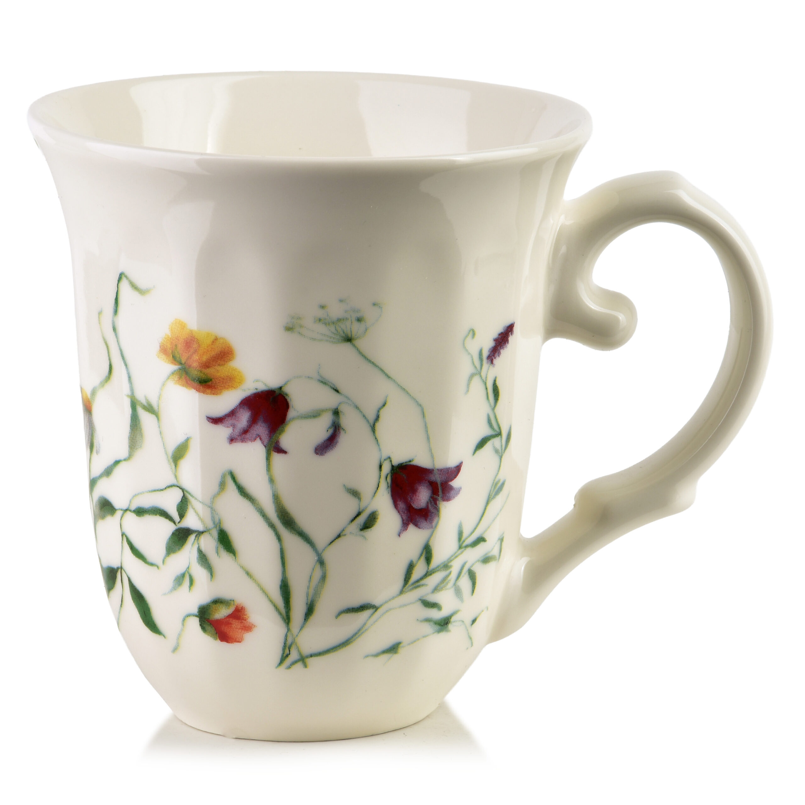 LAVIA Kubek 320ml 9,5x13x10,5cm łąka poziomki