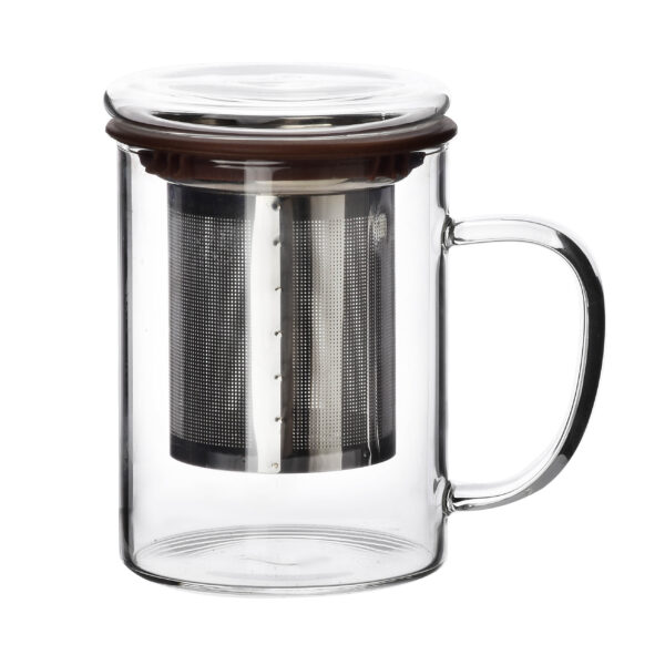 PETER Kubek z zaparzaczem 400ml 8,5x13x12,5cm