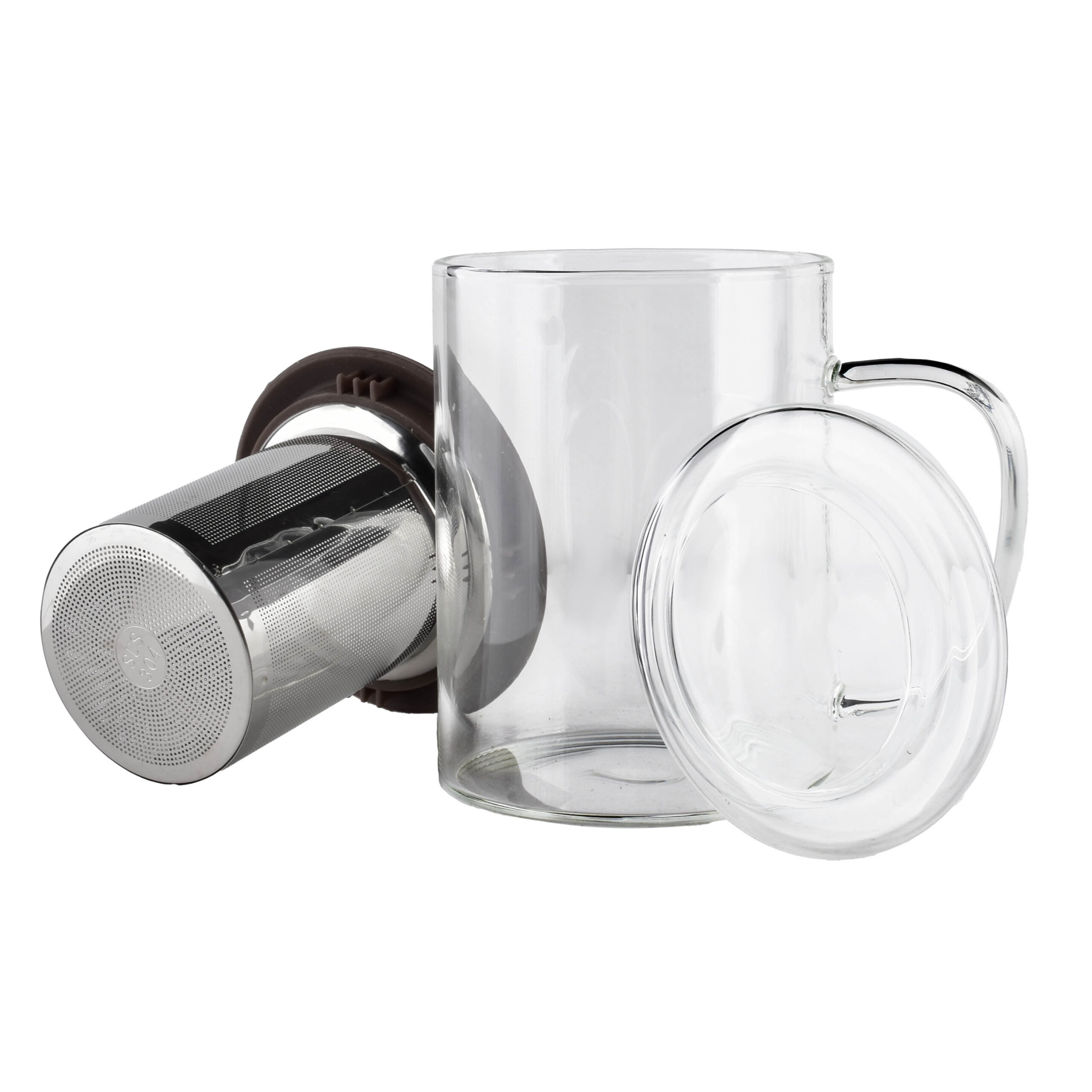 PETER Kubek z zaparzaczem 400ml 8,5x13x12,5cm
