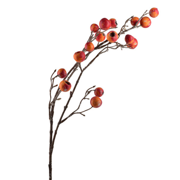 Gałązka jesienna pomarańczowe owoce 90cm