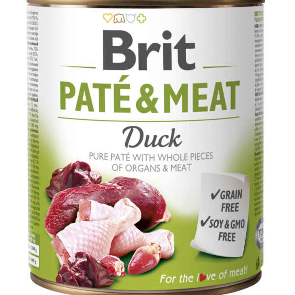 Brit Pate & Meat Z Kaczką 800g