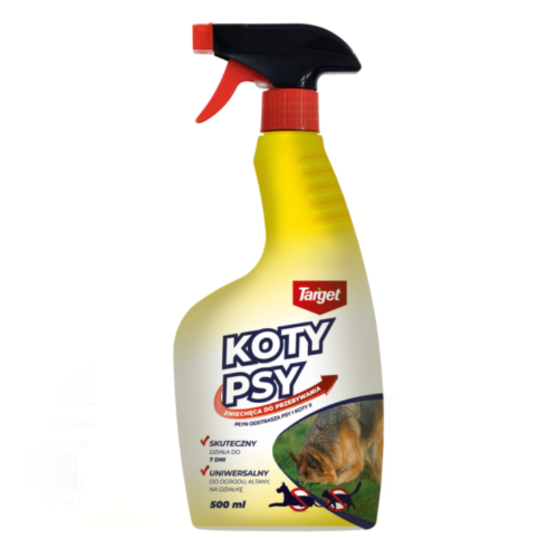 Płyn odstraszajacy PSY i koty 500 ml
