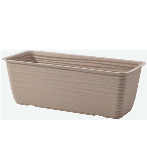 Skrzynka balkonowa Sahara 40 cm szaro-beżowa