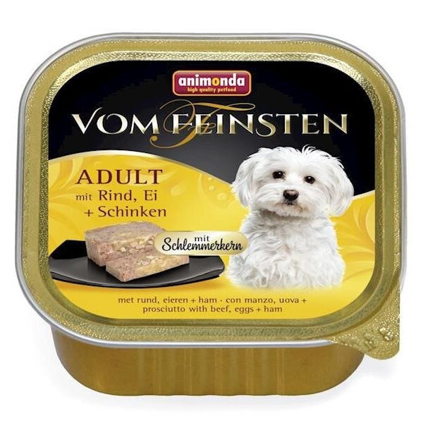 Animonda Dog Vom Feinsten Adult Wołowina, Jaja I Szynka 150g