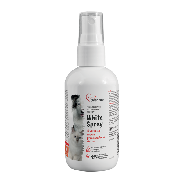 OVER ZOO White Spray Płyn Usuwający Zażółcenia 100ml