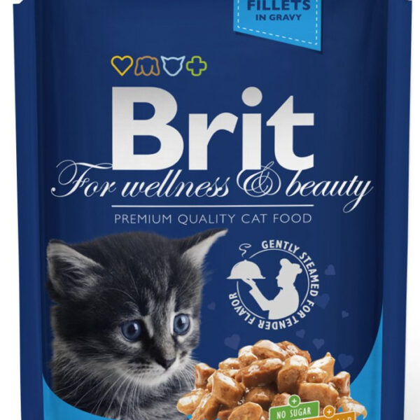 Brit Premium Kitten Dla Kociąt Z Kurczakiem W Sosie 100g