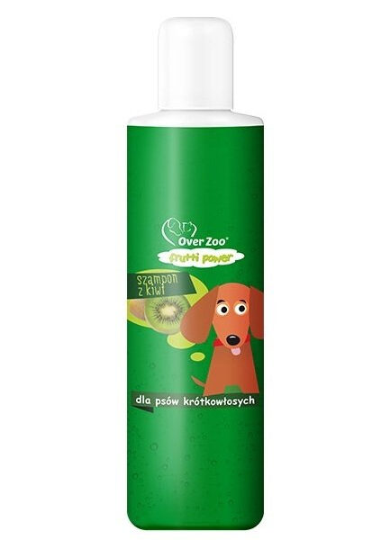 OVER ZOO Szampon Frutti Power Kiwi Dla Psów Krótkowłosych 200ml