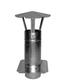 Kominek wentylacyjny ocynkowany z płytą 110mm