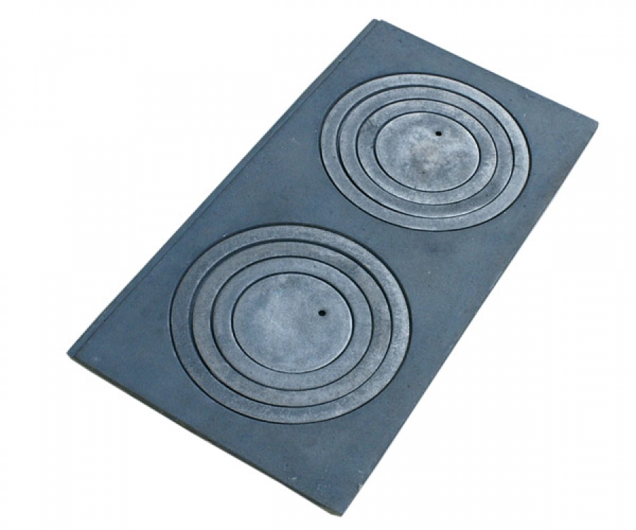Płyta żeliwna 2-OTWOROWA 63*31,5cm